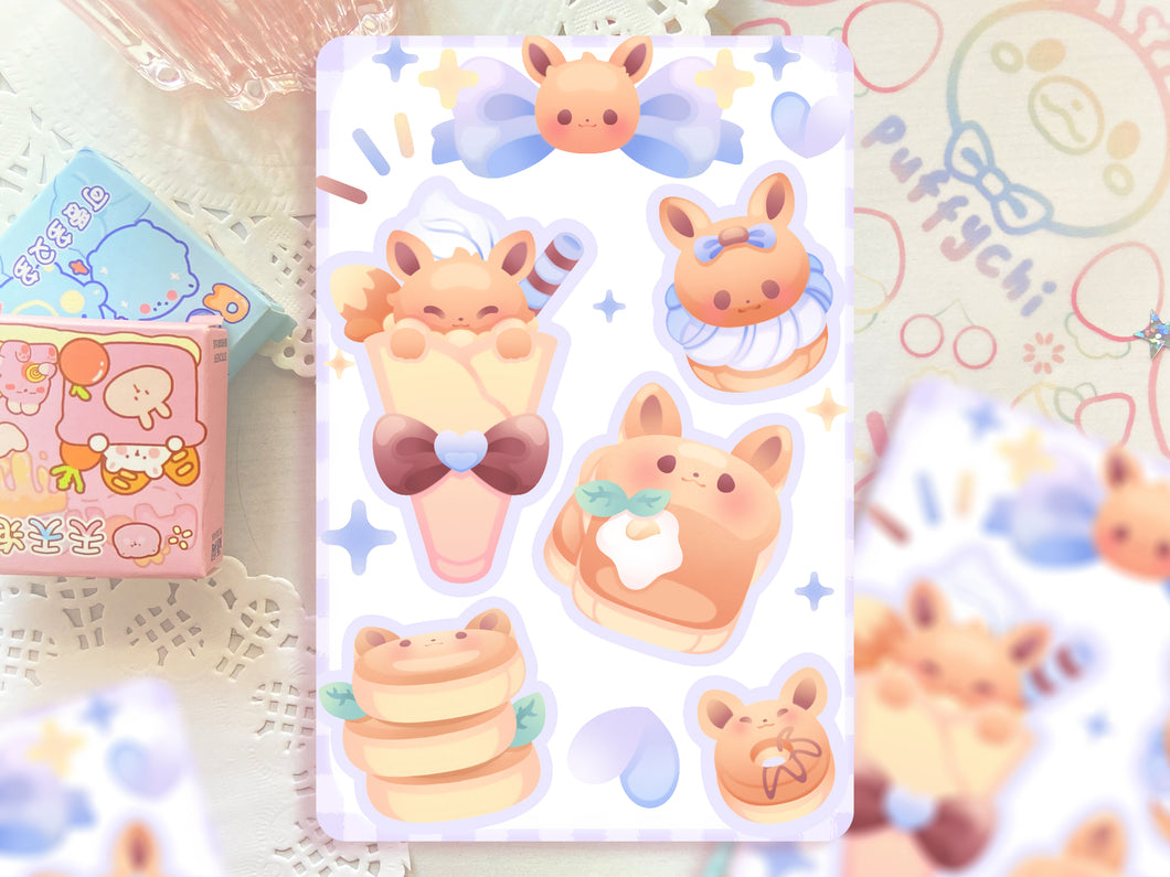 Eevee Menu ♡ Pokémon Stickers