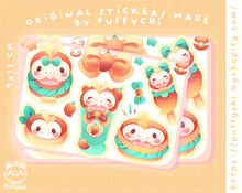 Load image into Gallery viewer, Fuecoco Desserts ♡ Pokémon Stickers
