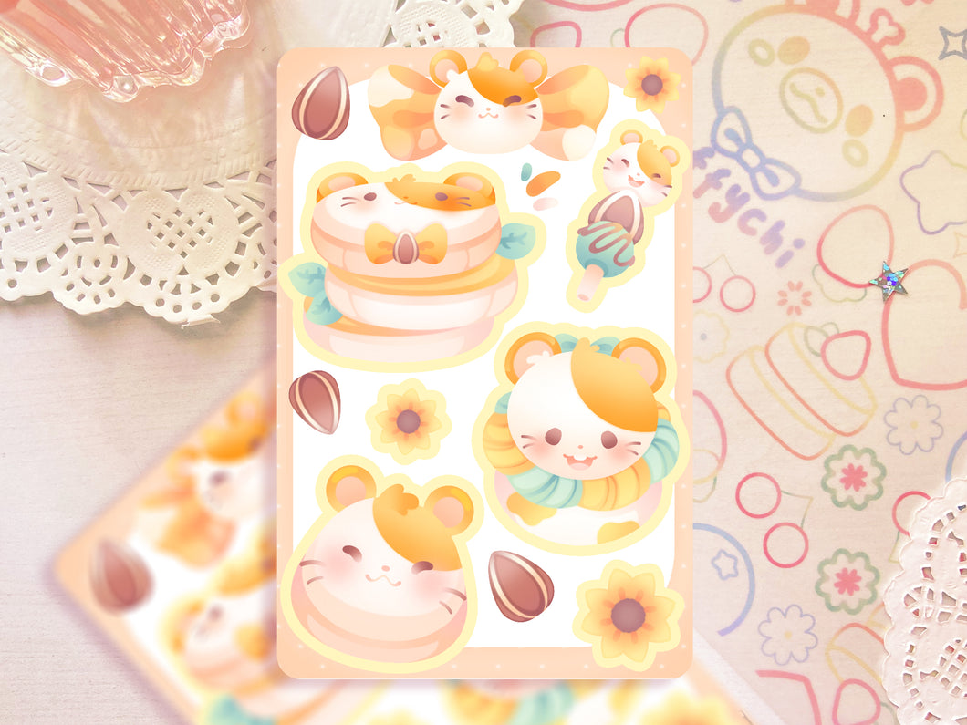 Hamtaro Menú ♡ Cute Stickers