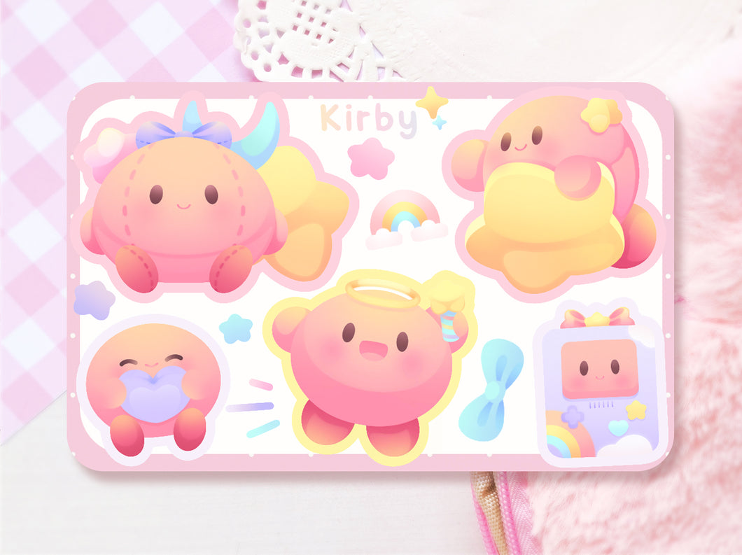 ♡ Pastel Kirby Stickers ♡