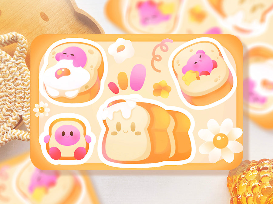 Toast Kirby ♡ Kirby Stickers