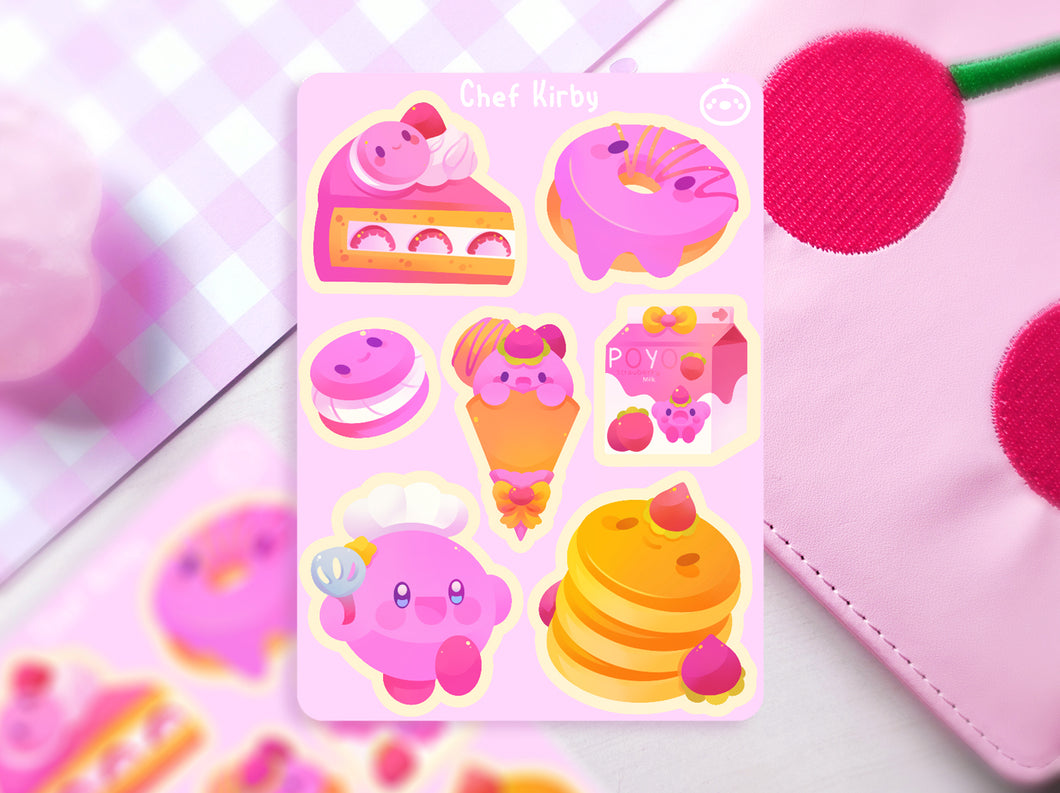 Chef Kirby ♡ Kirby Stickers