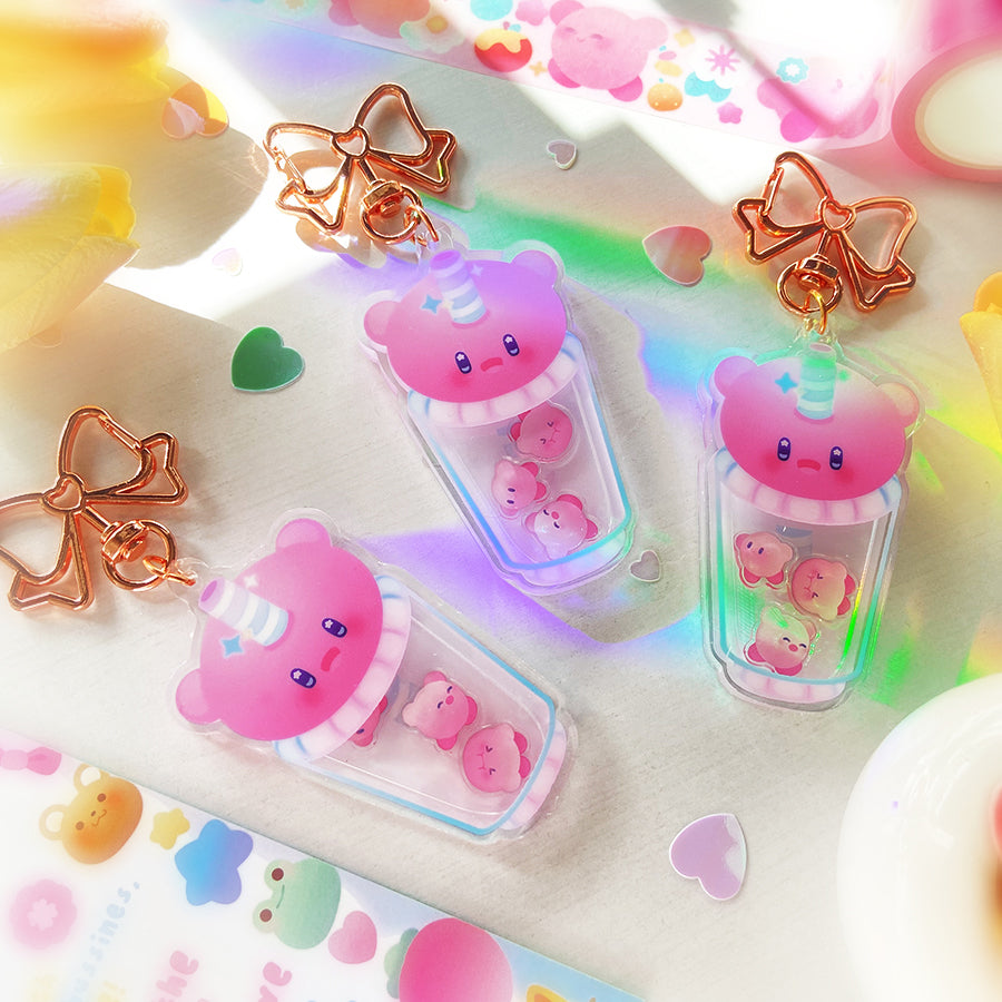 Kirby Bubble Tea ♡ Shaker Charm