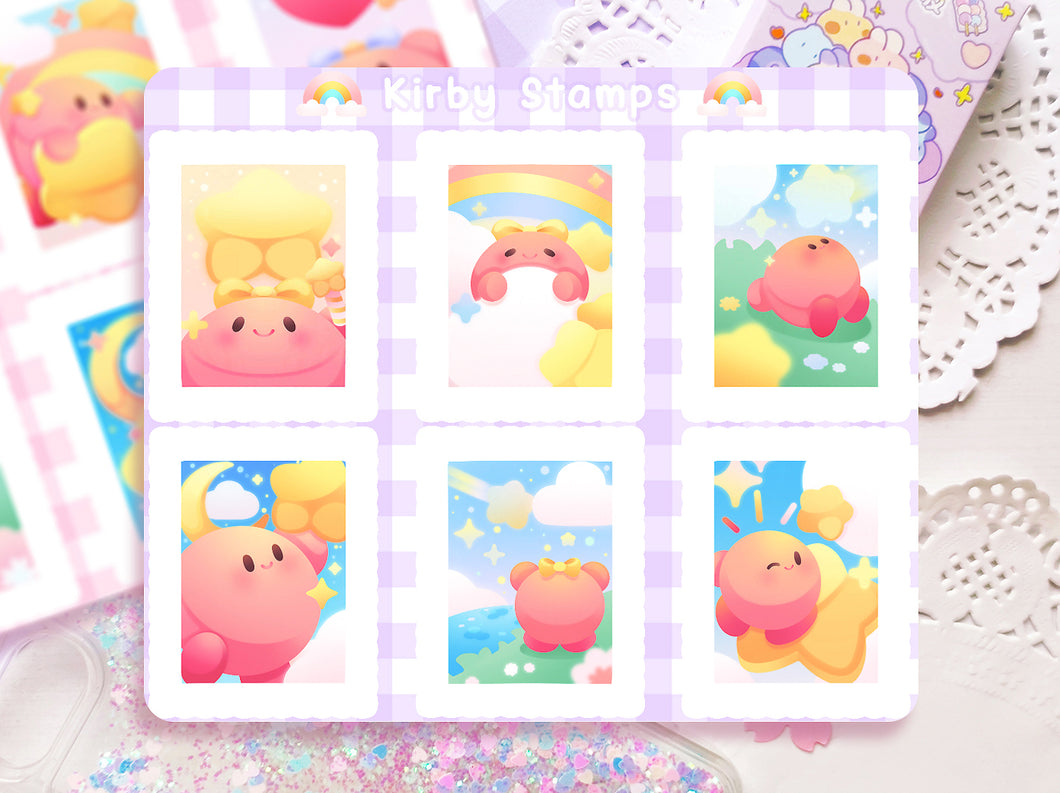 Dreamland Stamp Set 1 ♡ Kirby Stickers