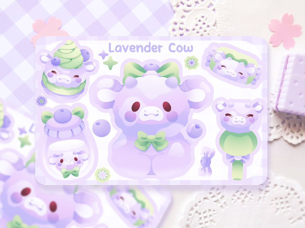 ♡ Lavender Cow ♡