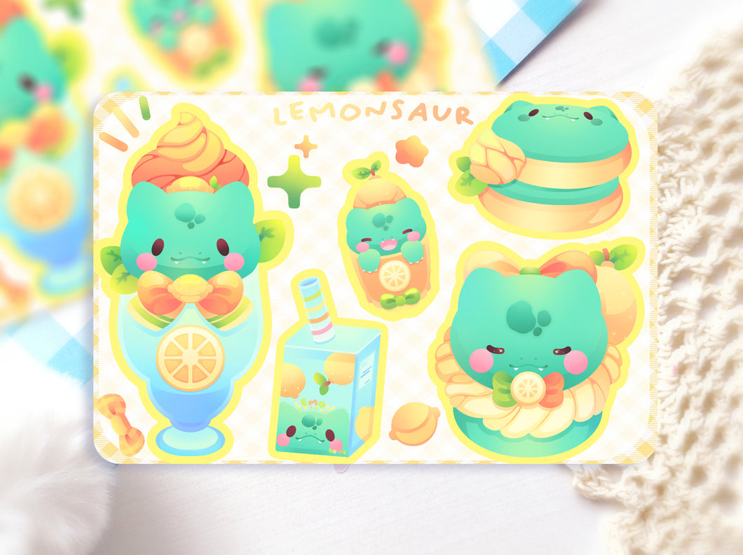 Lemonsaur ♡ Pokémon Stickers