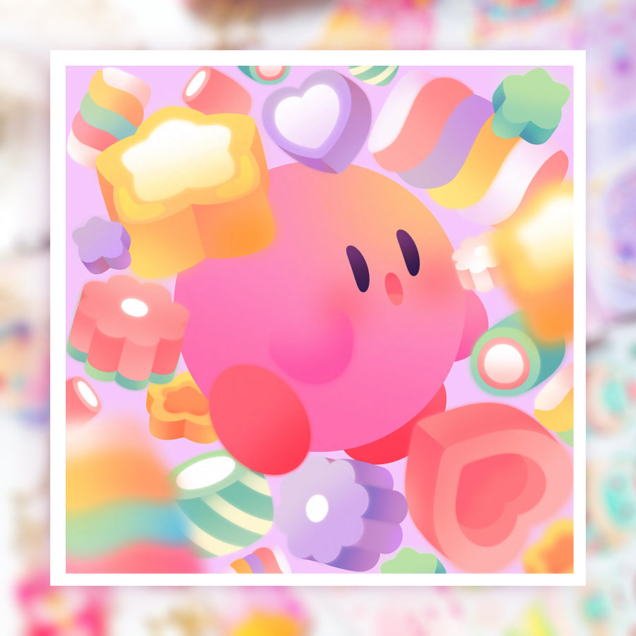 Marshmallows ♡ Kirby Print