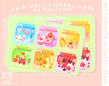 Load image into Gallery viewer, Villager Milk Boxes ♡ Animal Crossing Stickers
