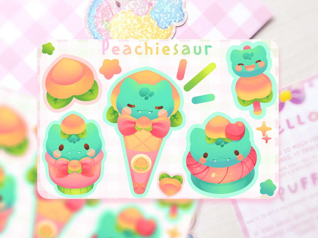 Peachiesaur ♡ Pokémon Stickers