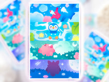 Load image into Gallery viewer, Starry Skies and Gentle Breezes ♡ Pokemon Print
