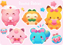 Load image into Gallery viewer, Round Poke Set 1 ♡ Pokémon Stickers
