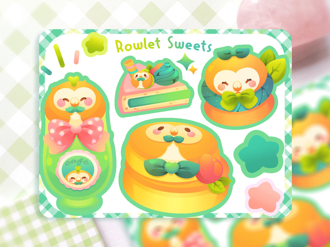 Rowlet Sweets ♡ Pokémon Stickers