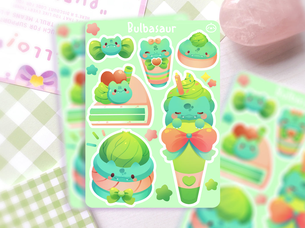 Bulbasaur ♡ Pokémon Stickers