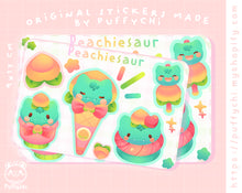 Load image into Gallery viewer, Peachiesaur ♡ Pokémon Stickers
