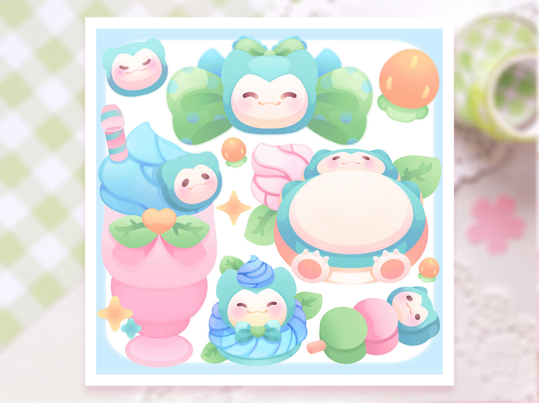 ♡ Snorlax Sweets Print ♡