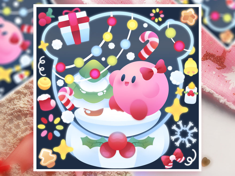 Snowglobe ♡ Kirby Print