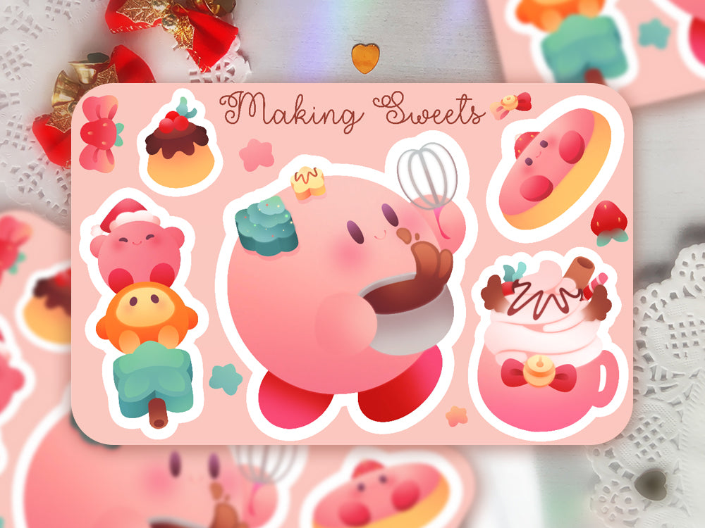 Christmas Sweets ♡ Kirby Stickers