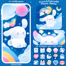 Load image into Gallery viewer, Cinna Among the Clouds ♡ Phone Wallpaper + Widgets + Icons
