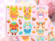 Load image into Gallery viewer, Villagers Set 1 ♡ Animal Crossing Stickers
