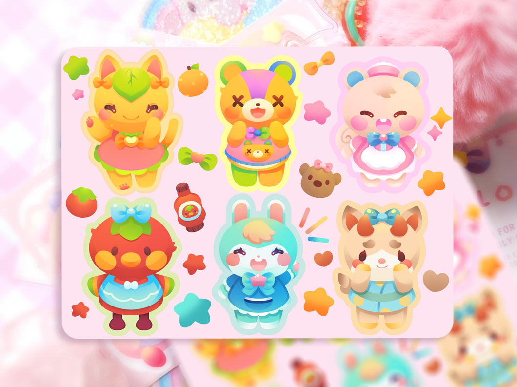 Villagers Set 1 ♡ Animal Crossing Stickers