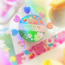 Load image into Gallery viewer, Floral Kirby ♡ Washi tape
