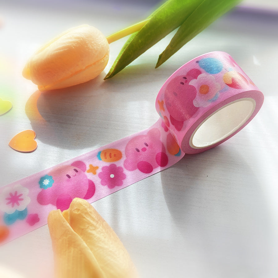 Floral Kirby ♡ Washi tape